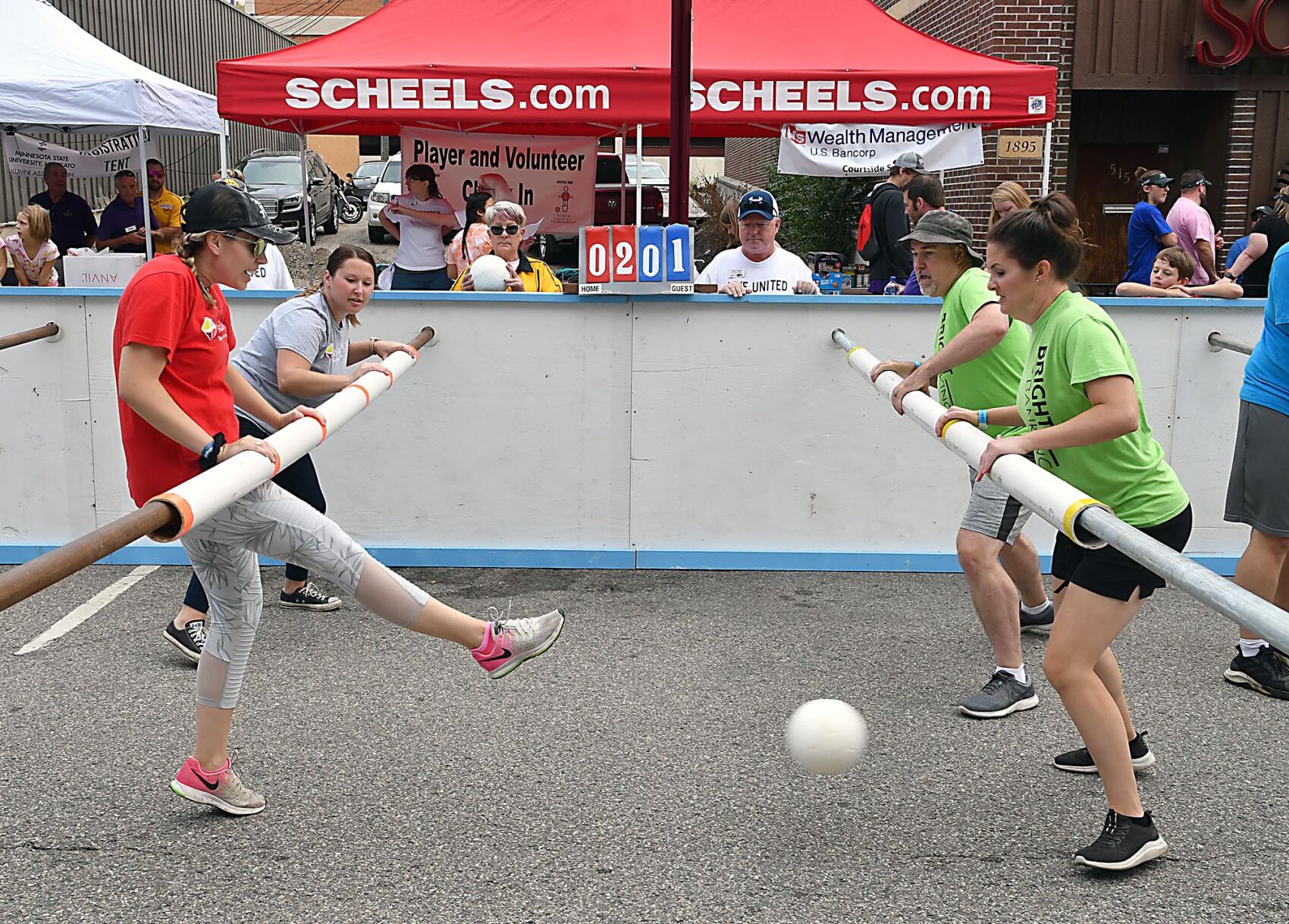 Human foosball 5